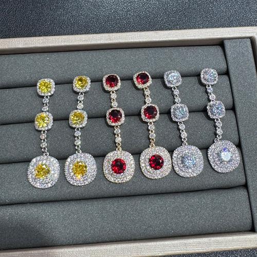 Luxurious, heavy, exaggerated, rich man's party, ball performance, diamond-encrusted, fancy earrings, party dress, elegant suit matching - 副本 - 副本 - 副本 - 副本